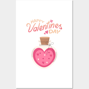 Happy Valentine's Day | Love Potion Posters and Art